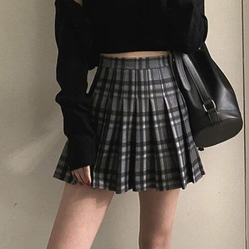 Emo Dark Gothic Denim Skirt Women Harajuku Street Y2k e-Girl Retro Grunge Low Rise Zipper Pockets Mini Skirt Clubwear