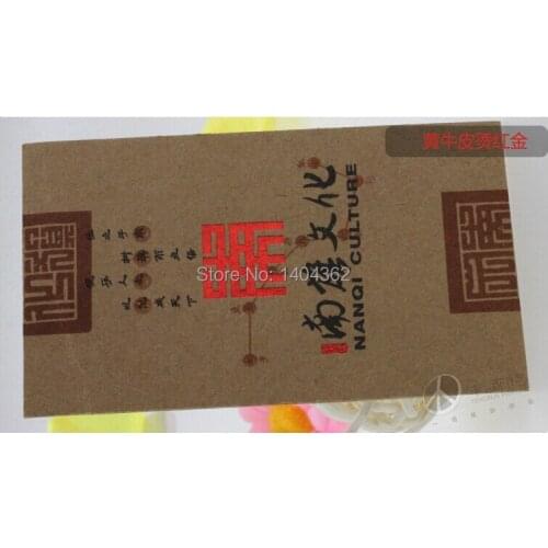 Custom Kraft paper gold blocking business cards and top grade business cards free design 500 piece/lot