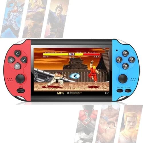 Games Game Handheld Retro Console Video 32/64/128 Bit LCD X1 Double Rocker 8G MP5 TF Card Support GBA NES FC MD NEO GEO SFC SMC