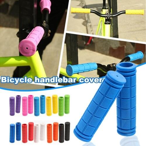 Silicone Bicycle Handlebar Cover Antislip Shock Absorption Ligthweight Ergonomic Soft Universal Grip for Mountain Bike ASD88