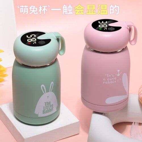 Cute Children Students Women Bottles Thermos Botties Ntelligent Temperature Water Cup Couple Water Bottle Thermo Vacuum Mug