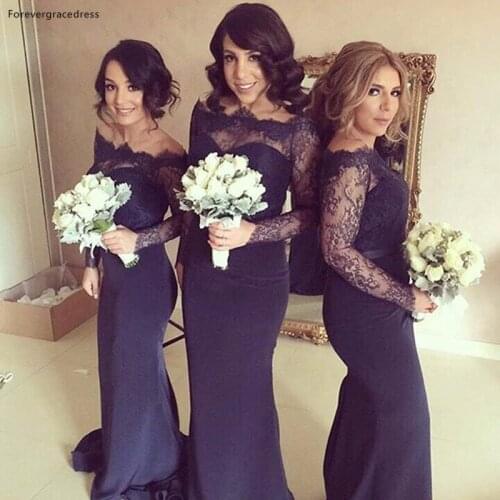 Country Style Lavender Bridesmaid Dress Elegant Off The Shoulder Maid of Honor Wedding Party Gown