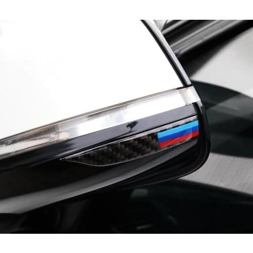 Carbon Fiber Rearview Mirror Anti-Rub Strips Protector for bmw e90 e60 f30 f34 f10 f20 x1 x3 x4 x5 x6
