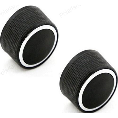 High quality Black Auto 2Pcs/ 1Set Radio Air Conditioner Adjust Button For Chevrolet GMC Car-styling