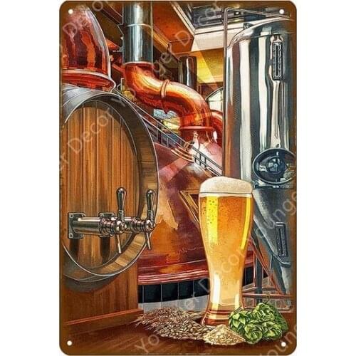 Welcom To The Cabin Decor Drink Beers Wine Cocktail Plaque Vintage Metal Poster Tin Signs Pub Bar Casino Wall Decoration YI-157