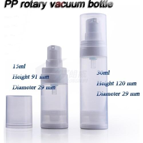 200pcs/lot capacity 15ml Factory direct PP rotary vacuum bottles, Essence vacuum points bottling, Essence bottle