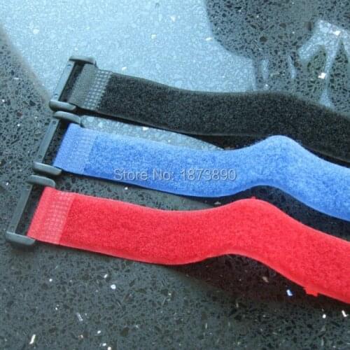 5 pcs 24" 600mm Reusable Tie Hook Loop Strap Band 1"