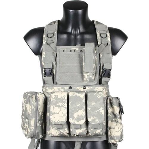 600D Nylon CS Field Military Tactical Vest Stomachers Outdoor Hunting Shooting Airsoft Camouflage Combat Molle Waistcoat Tops