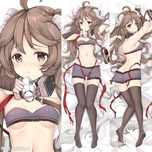 Anime Arknights Eyjafjalla Dakimakura 2WAY Hugging Body Pillow Case Game Otaku Pillow Cushion Cover Xmas Gifts Cosplay