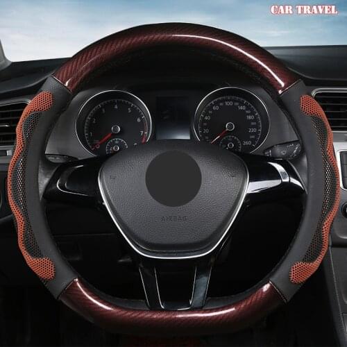 CAR TRAVEL Microfiber Leather Car Steering Wheel Cover For Infinitis Q30 Q50 FX35 QX50 QX56 QX60 QX70 FX G25 G37