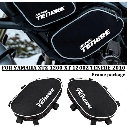 Bumper Frame Crash Bars Bag Repair Tool Placement waterproof bag Package Toolbox For Yamaha XTZ1200 XT1200Z Super Tenere 2010-on