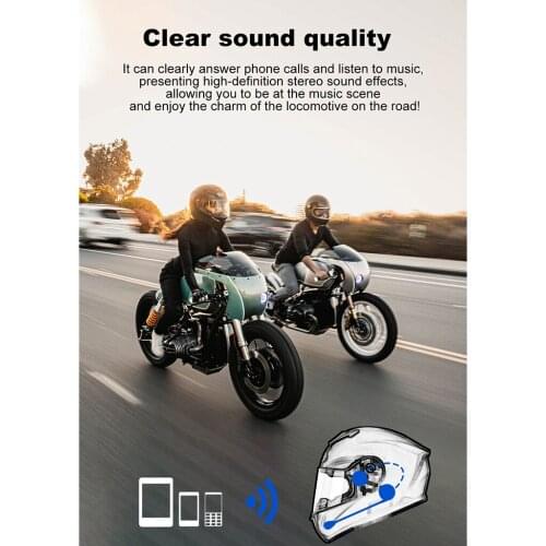 Motorcycle Helmet Headset Anti-Interference Motorcycle Helmet Wireless Headset