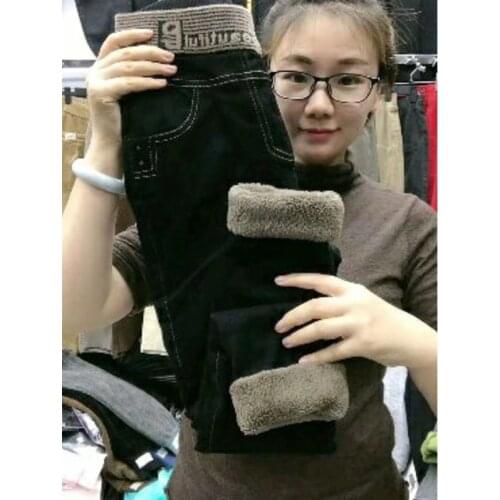 Warm pants for women Winter Thick add Cashmere Pants Female Casual Pants Elastic waist sweatpants Pants joggers Plus Size 4XL