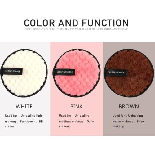 Round Shape Sponge Cosmetic Puff Cleaning Sponge Natural Puff Makeup Sponge Blending Face Foundation Cream Facial Cleanser Tool