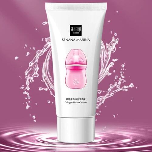 Collagen Cleanser Deep Cleansing Refreshing Oil Control Gentle Moisturizing Facial Cleanser Skin Care