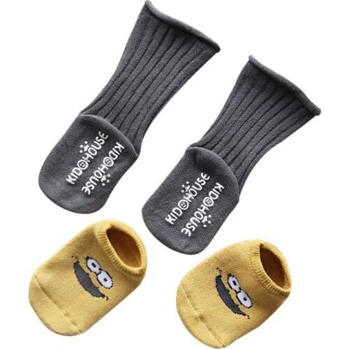 3 Pairs 0-3 Years old Baby Cotton Socks Winter Thicken Warm Newborn Baby Boy Girl Socks Floor Socks For Girls Wear Antiskid Sock