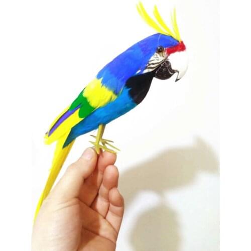 New simulation colorful parrot model toy foam&feathers parrot bird doll gift about 32cm 2880