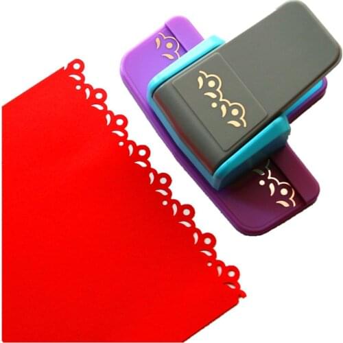 New Style Fancy border craft punch beauty flower design foam paper punch scrapbooking for DIY handmade crafts