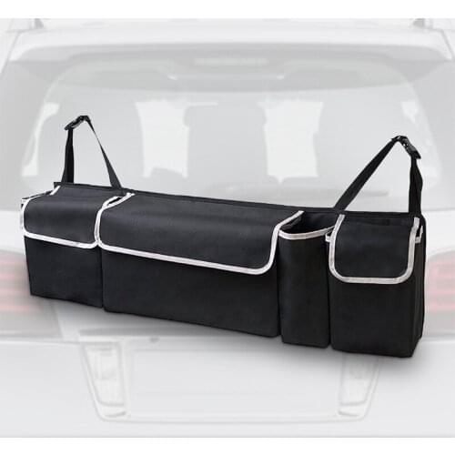 Car Trunk Organizer Backseat Storage Bag High Capacity Accessories Cloth Multi-use Car Back Seat Organizers Interior Oxford