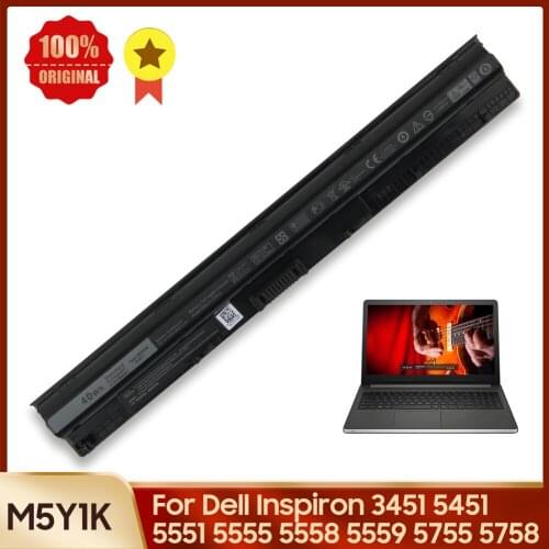 Original Replacement Battery K185W M5Y1K for Dell Inspiron 3451 5451 5551 5555 5558 5559 5755 5758 3558 Laptop Battery 40Wh