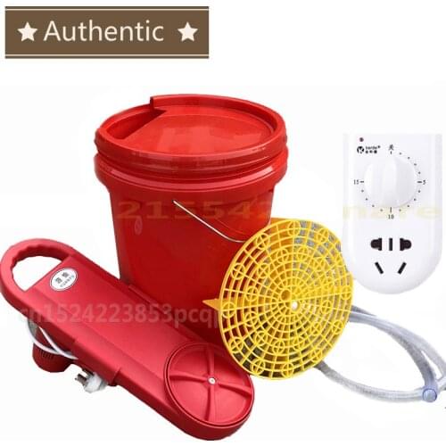 Portable Washing Machine Compact Timing Clothes Washer Hangable with Prevent Splashing 20L Bucket Fast Wash with 1m Drain 150W