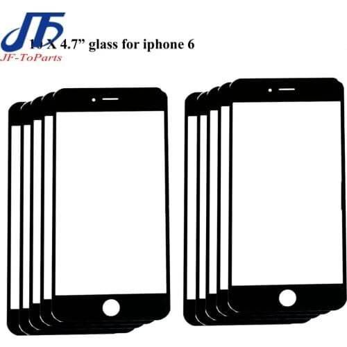 50Pcs Touch panel for iPhone 6 6S 7 8 Plus 6P 6SP 7P 8P 5.5" inch LCD Front Glass Outer Lens Black White Repair Parts