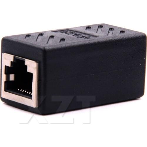 RJ45 Connector Cat7/6/Cat5e Coupler Ethernet Adapter 8P8C Network Extender LAN Extension Cable for Ethernet Cable Female