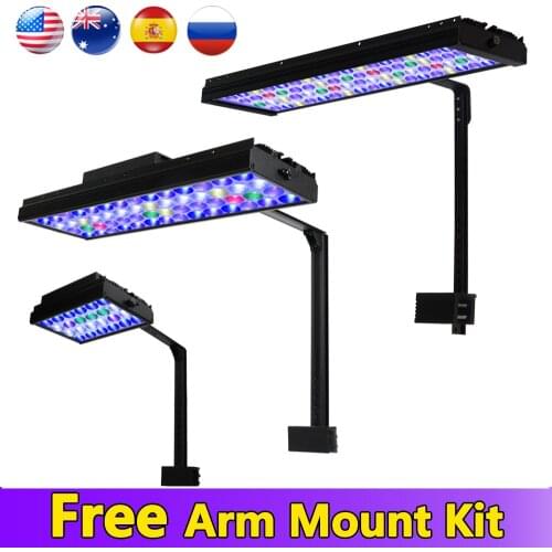 PopBloom Reef LED light aquarium lighting marine aquarium led reef coral grow lights for aquarium full spectrum timer Nano