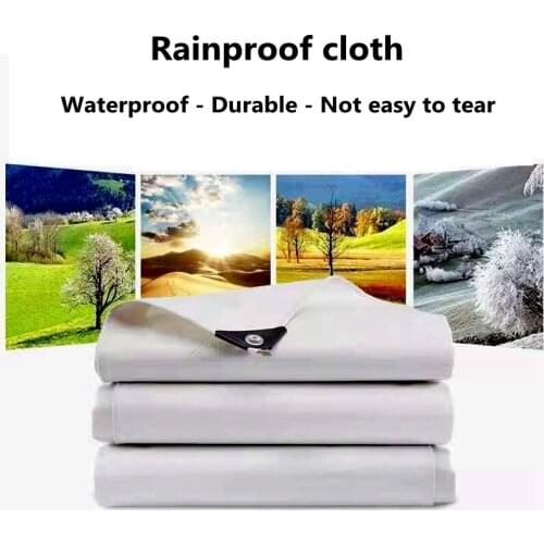 Thick 0.32mm PE Tarpaulin Rainproof Cloth Outdoor Garden Plant Shed Boat Car Truck Canopys Waterproof Pet Cove To France