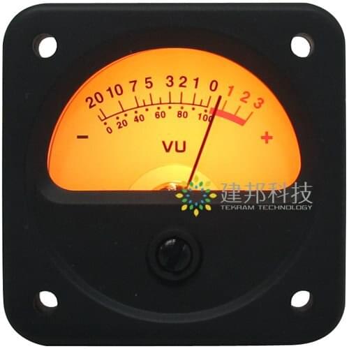 TR-45 VU Meter DB Level Header Audio Preamp Power Amplifier Chassis Backlight