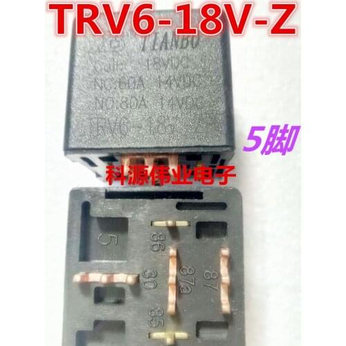 TRV6-18V-Z 18VDC 18V 5PIN 60A/80A TRV6-18V-Z