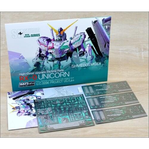 SH Studio Refitting Suite of Etching upgrade for MGEX 1/100 RX-0 Unicorn Gundam model Mobile Suit kids toys