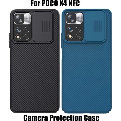 Camera Protection Case For Poco F3 NILLKIN Slide Cover Protect Lens Protection Slim Fit Case for Xiaomi Poco F3