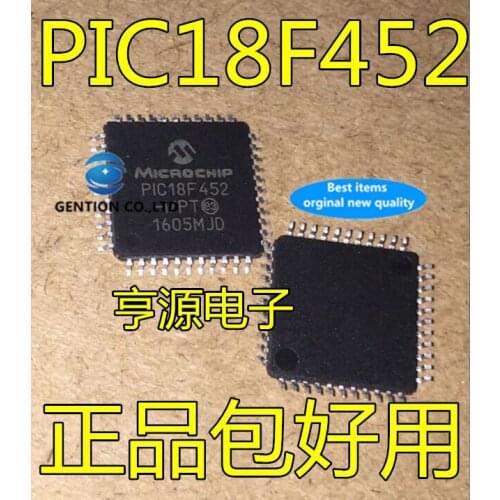 5PCS PIC18F452 PIC18F452-I/PT QFP44 micro controller for a long time in stock 100% new and original