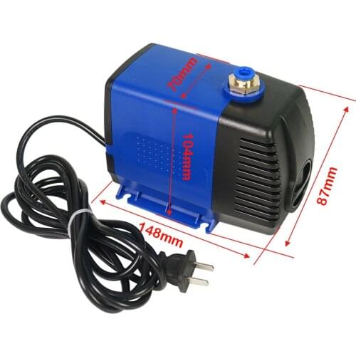70W 3.5M Water Pump Engraving Machine Tool Cooling Cooling Water Pipe Flexible Coolant Pipe Hose for CNC Router Spindle