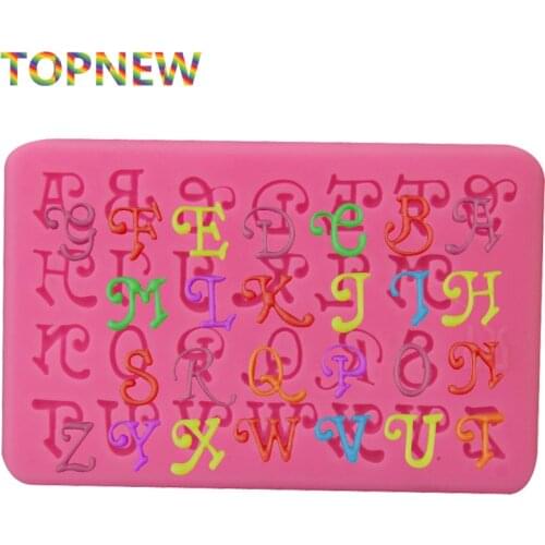 English Uppercase Letters Silicone Mold Chocolate Fondant Cake Decorating Tools