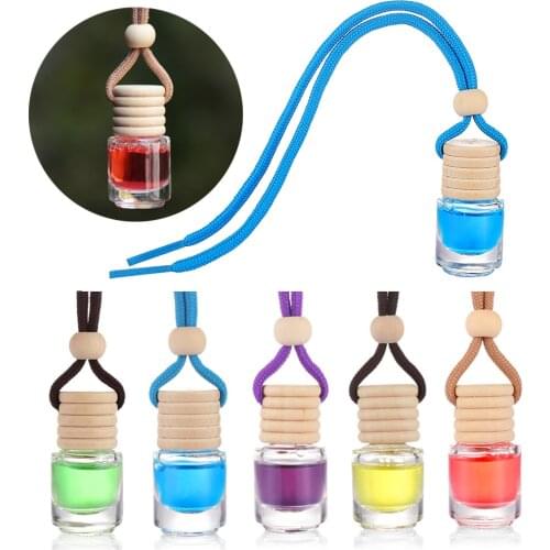 Car Accessories Hanging Bottle Perfume Fragrance Air Freshener Vehicle Ornaments Interior Vehicle perfume Decoration Universal