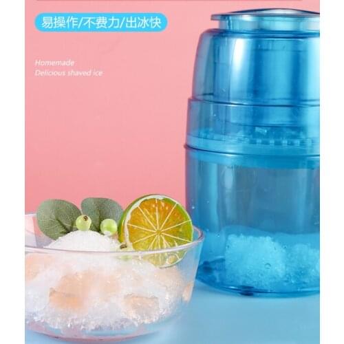 Household and commercial manual small ice breaker manual ice rolling ice machine J03