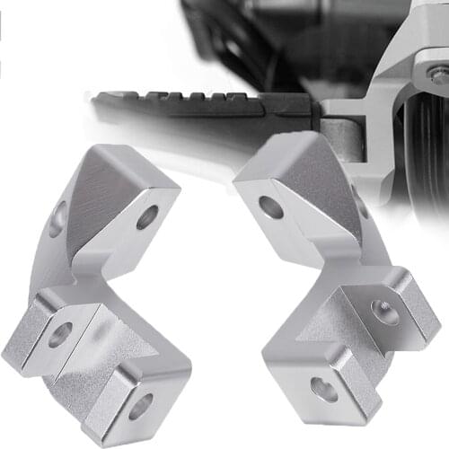 For BMW R1250GS R1200GS LC ADV S1000XR R 1200 1250 GS Adventure Motorcycle CNC Passenger Footrest Relocation Rear Set Foot Pegs