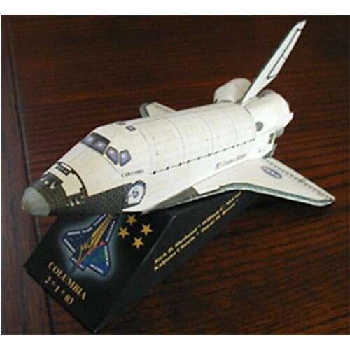 Colombia Space Shuttle 3D Paper Model DIY Parent-Child Hand Stereo Origami Toy