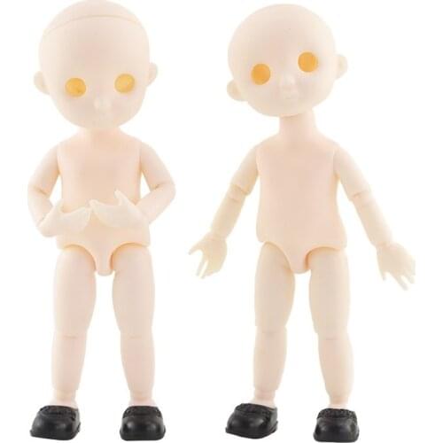 16cm 13 Movable Jointed BJD Doll Movable Neck Removable Head Doll Without Makeup for Girls Toys Nude Body Fashion Gift