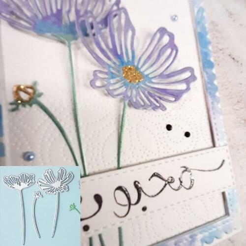 Lotus leaves, lotus flowers, decorative paintings, metal cutting scrapbooks, paper card stamp albums, new templates