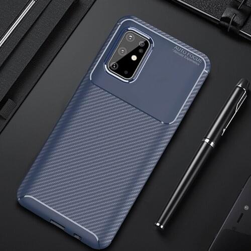 Matte Case for Samsung Galaxy S20 FE Note 20 Ultra S20 Plus Case A51 A71 Note 10 S10 Lite Carbon Fiber Coque Phone Case Cover