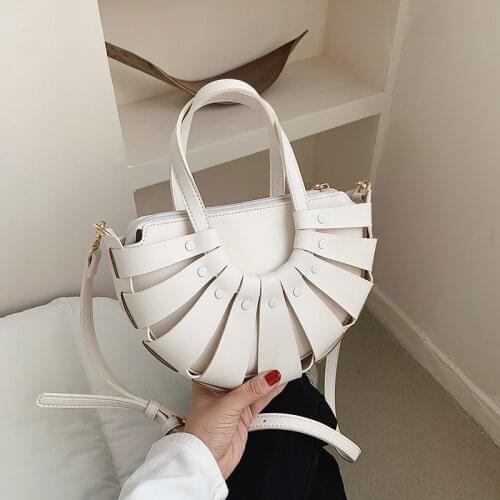 Fashion Korean Style Weaving Hollow Handbag/Shoulder Messenger Bag/Bag Female/2021 New