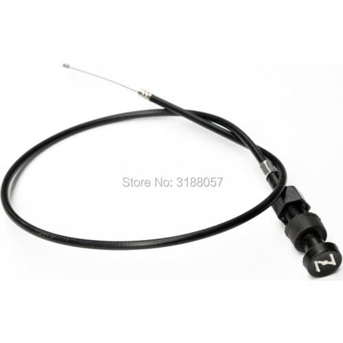 Motorcycle Black 75cm Pull Choke Cable Throttle Assembly Fit for Yamaha PW50 PW 50 carburetor carb Pit Dirt Bike