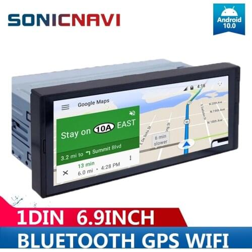 Single Din Andoid Car Radio GPS Autoradio Multimedia Video Player 6.9 inch Touch Screen Navigation Wifi 1 Din Stereo Receiver