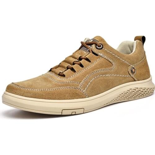 Men shoes casual shoes mens flat shoes with low-cut sneakers breathable wear-resistant Non-slip Board Shoes Driving shoes