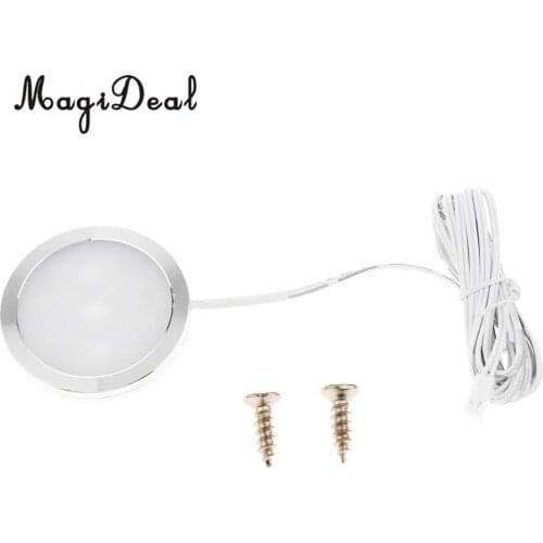 MagiDeal RV Camper Boat 12VDC Dome Roof Ceiling Interior 12 LED Light - Warm White for Canoe Kayak Boat Diinghy Yacht Accessor