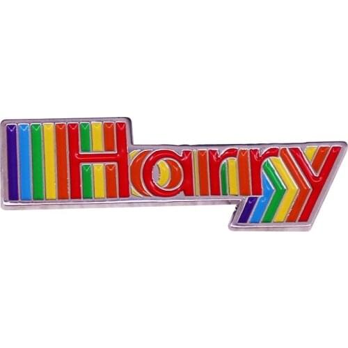 Rainbow HS The letter Brooch Pin