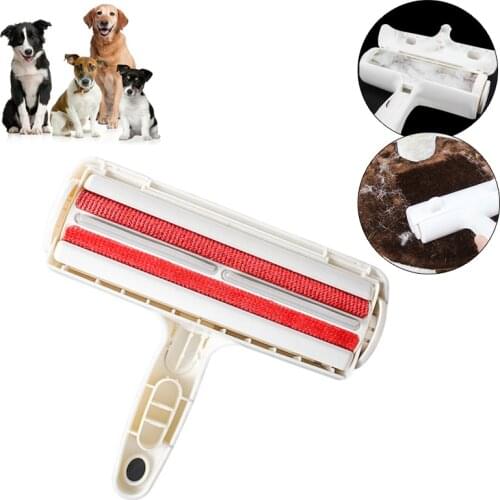Pet Hair Remover Roller Dog Cat Hair Cleaning Brush Removing Dog Cat Hair From Furniture Carpets Clothing Self-Cleaning Lint